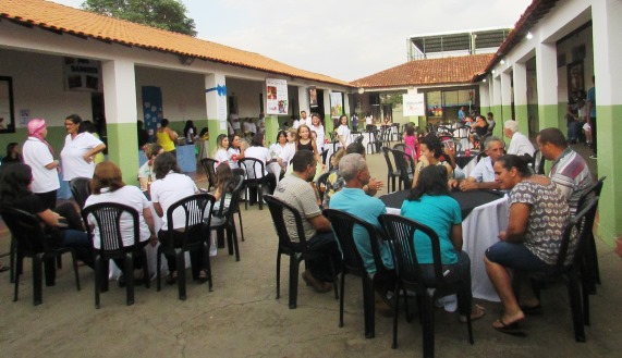 Toda a comunidade do entorno da escola é convidada a participar das atividades realizadas pelos estudantes. Foto: Arquivo/Escola